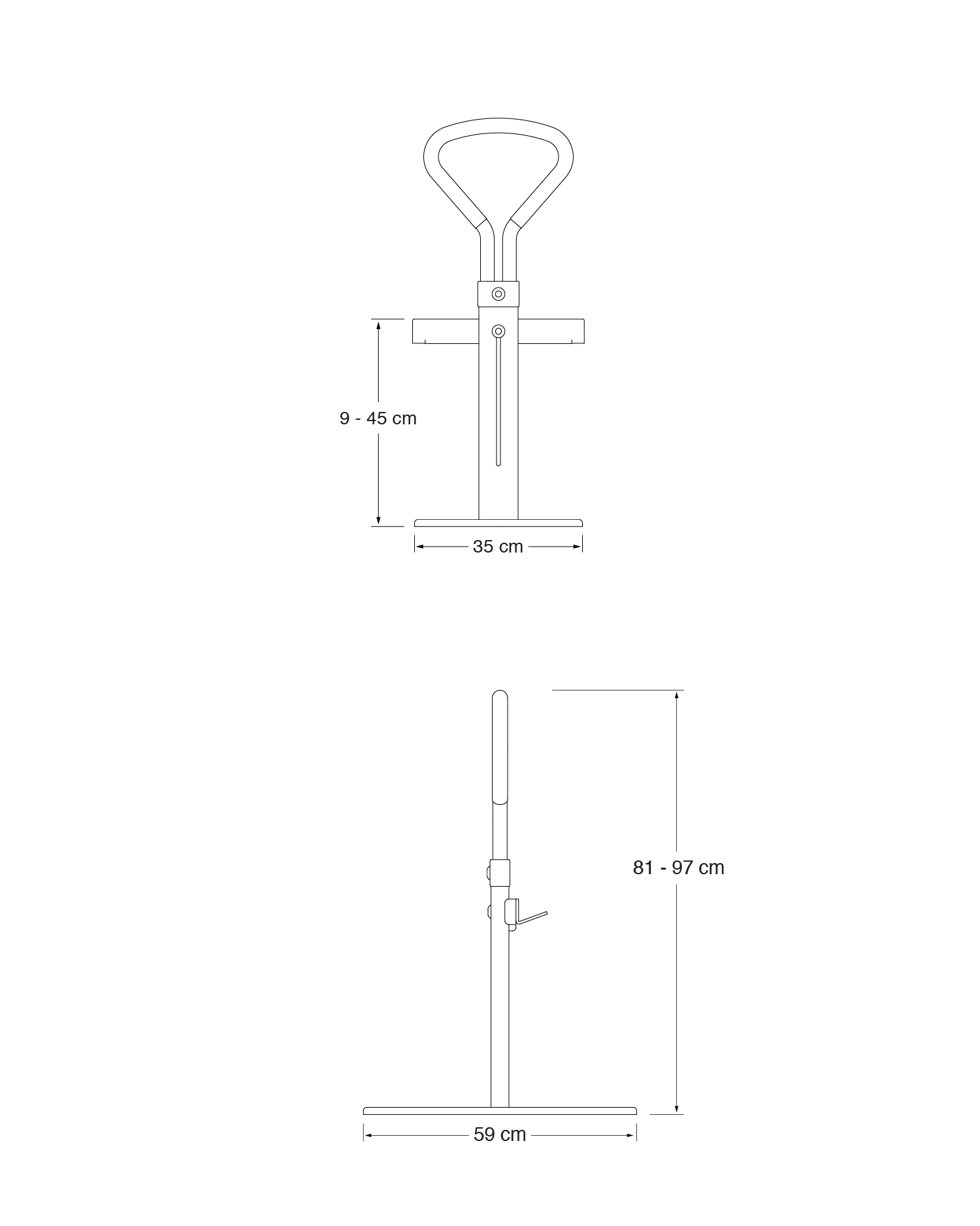 Size guide mobile